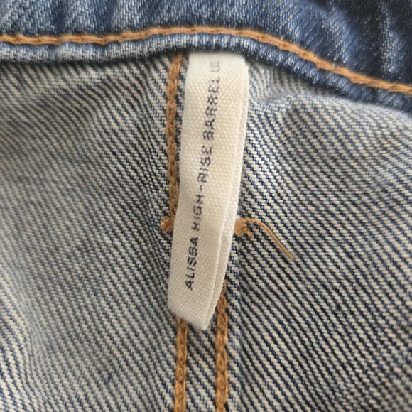 rag & bone Alissa High Rise Barrel Leg Jeans - Picture 15 of 16